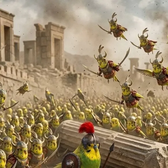 chat with ai character: sparta budgie king