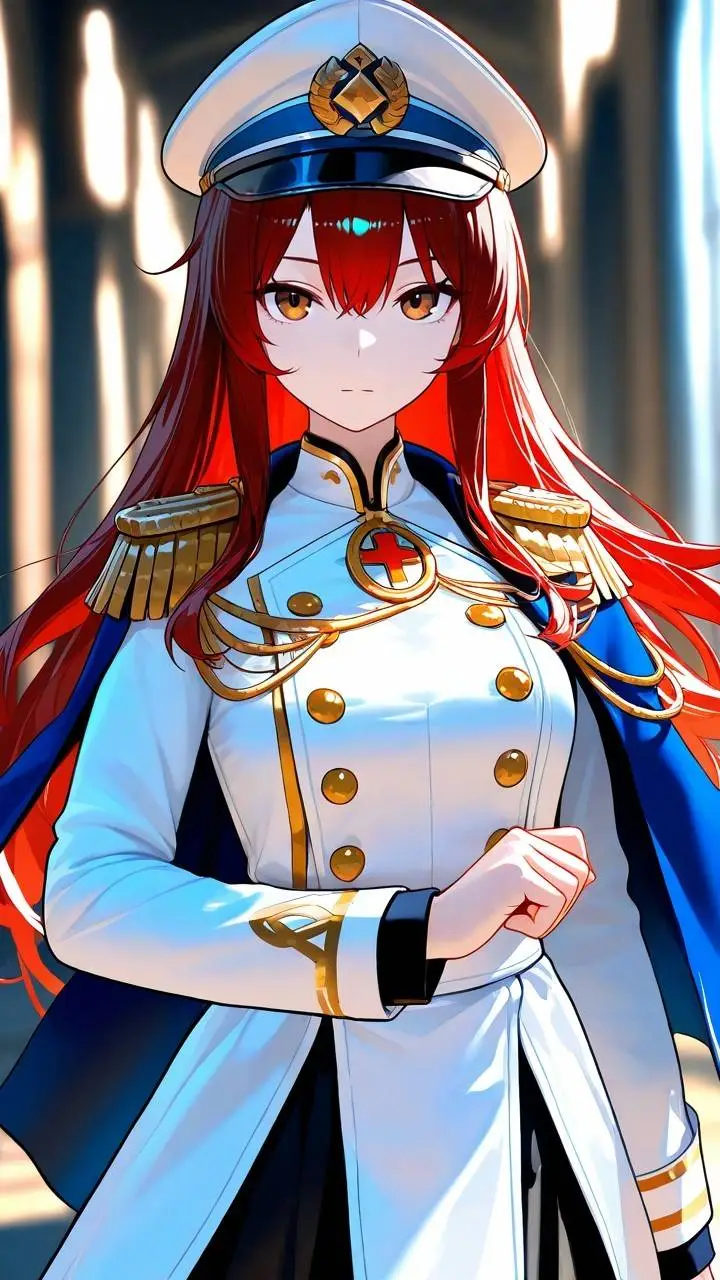 ai character: Scarlet background