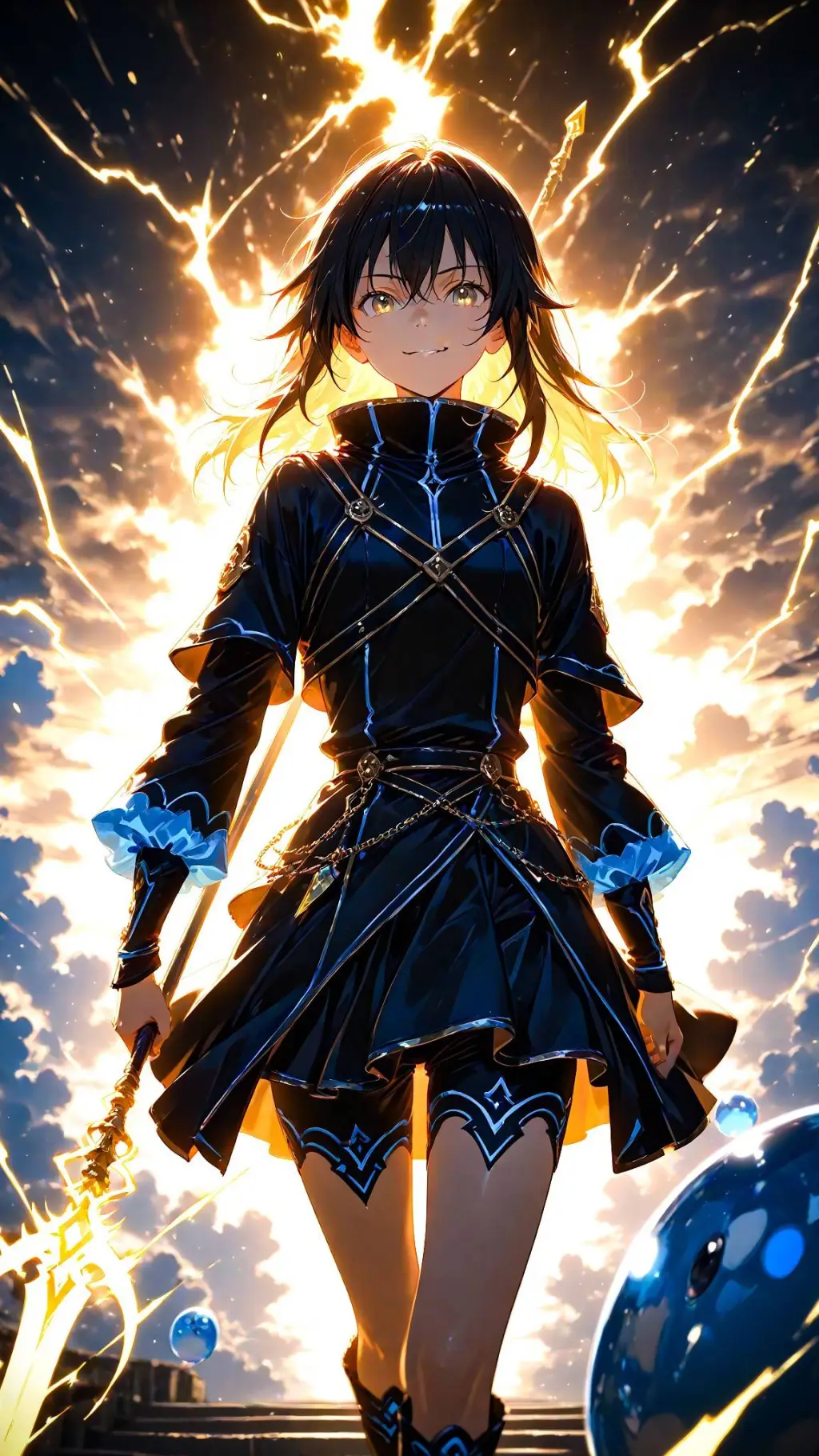 ai character: Blitz background