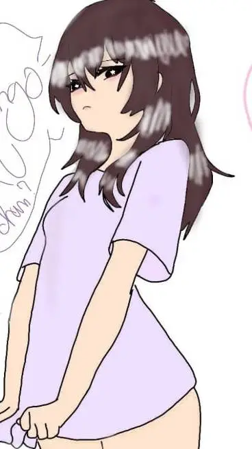 ai character: Íris 🌈💖 background