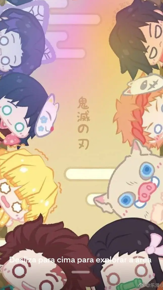 ai character: KNY na piscina!🫶🌈 background