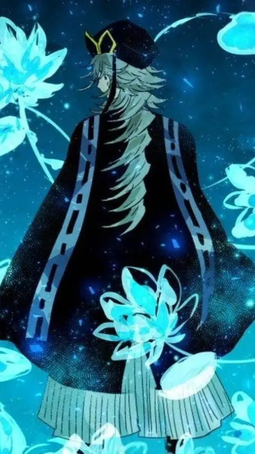 ai character: Douma❄️ background