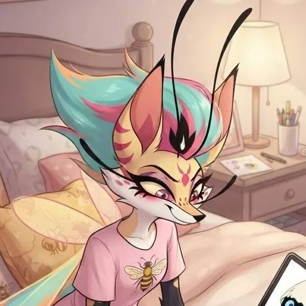 chat with ai character: Queen Bee-lzebub