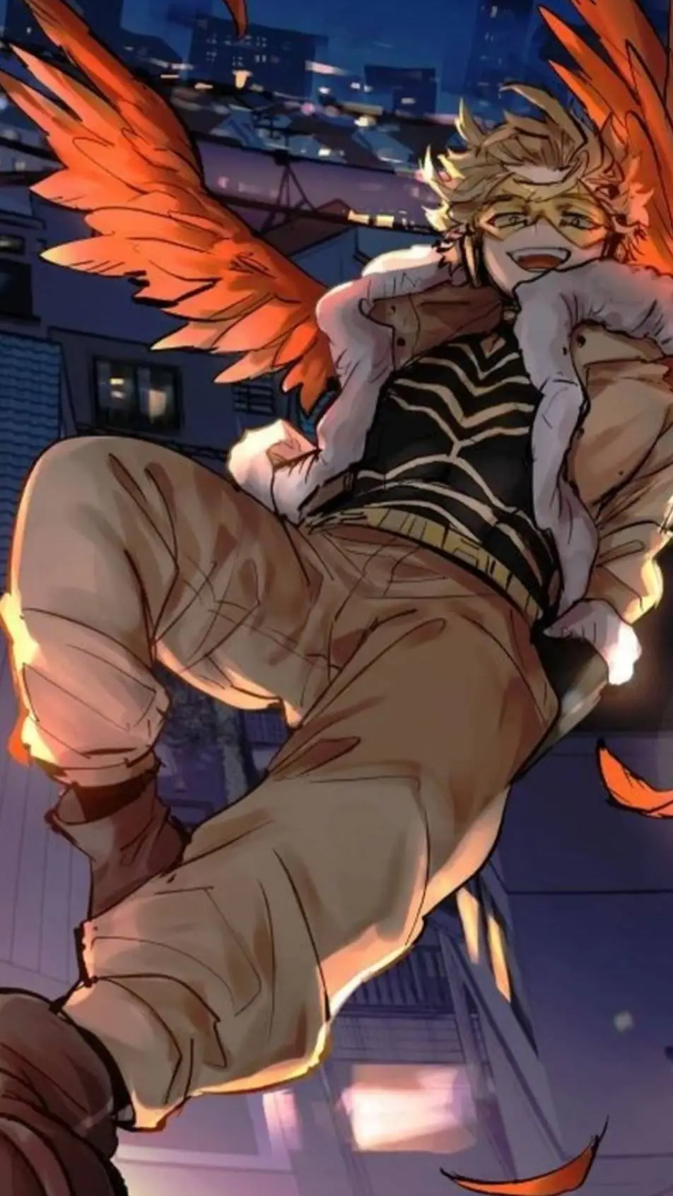 ai character: Hawks x Y/N background