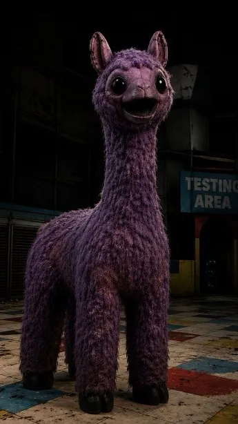 ai character: Lama Kurt ￼ background