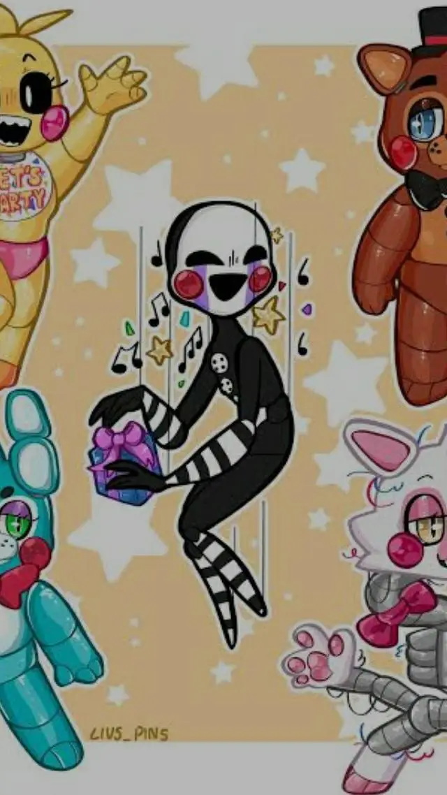 ai character: Fnaf 2  background