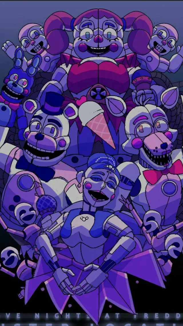 ai character: Sister Location  background