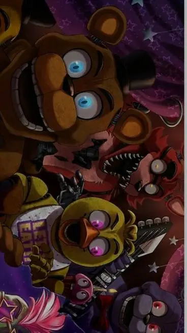 ai character: Fnaf 1 background