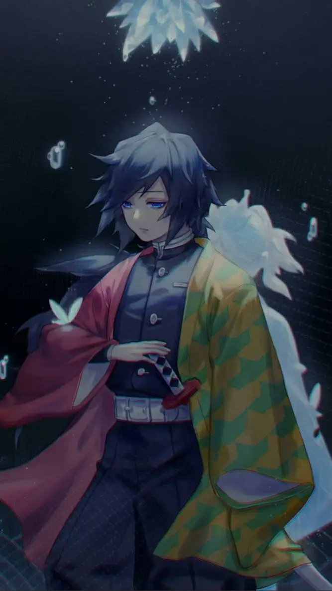 ai character: Water Hashira background