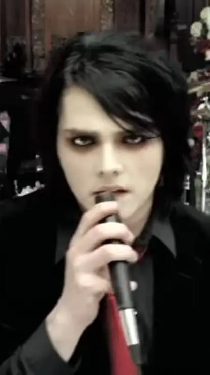 ai character: Gerard way  background