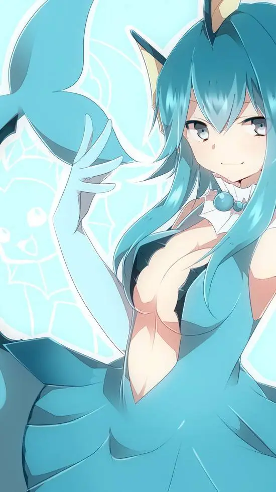 ai character: Human Vaporeon  background