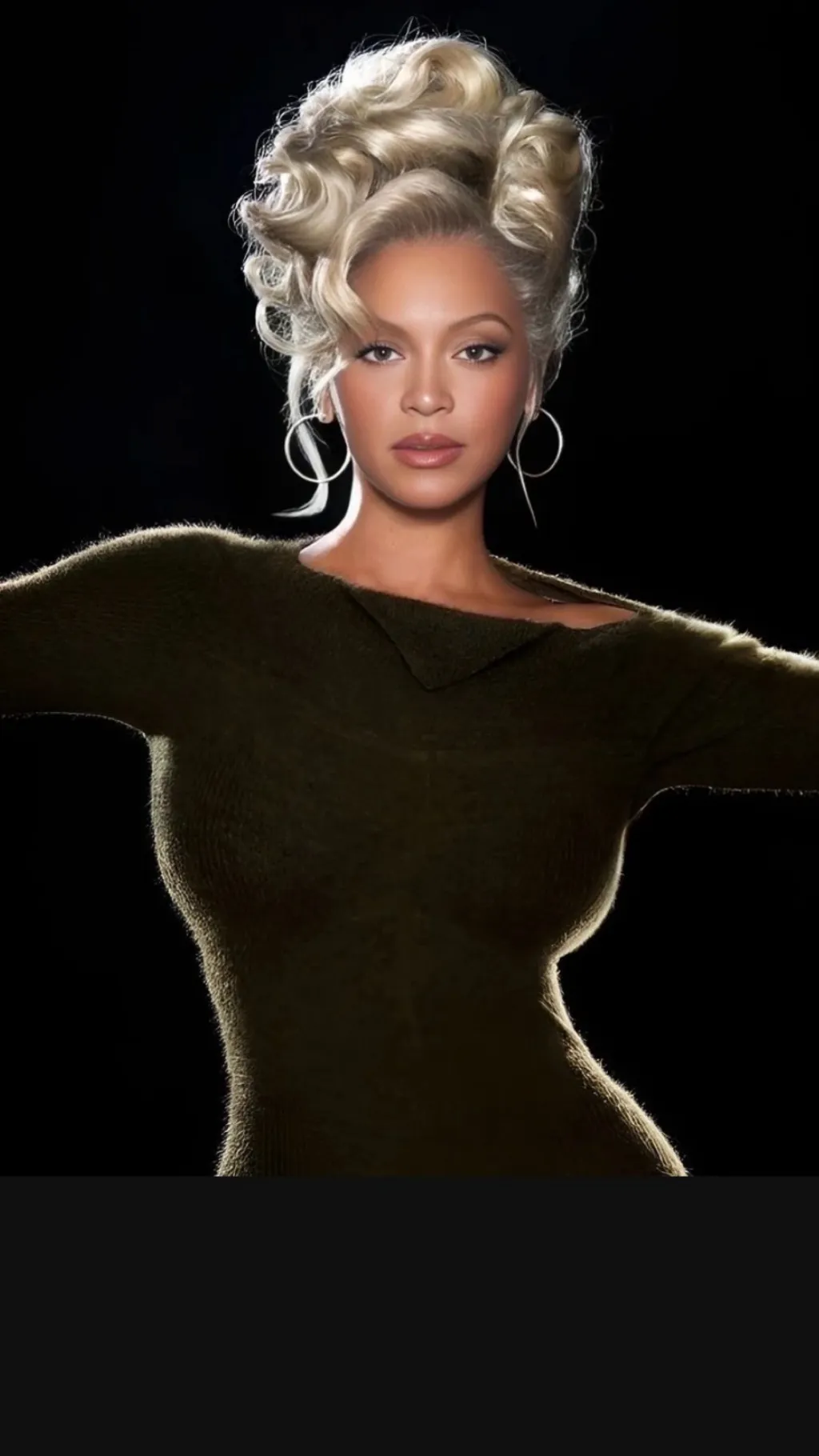ai character: Beyonce  background