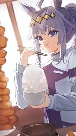 ai character: Oguri cap  background