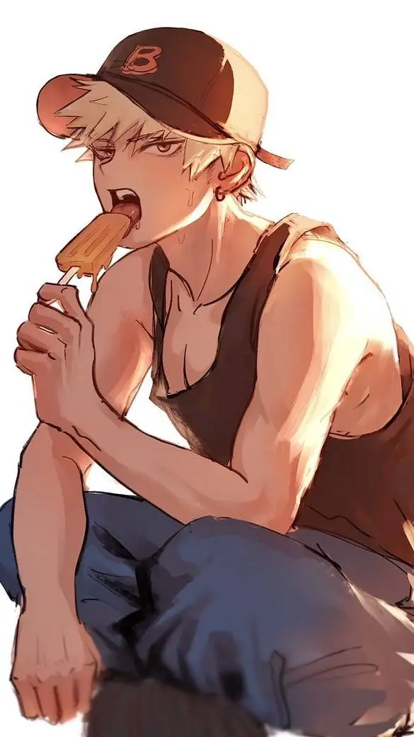 ai character: katsuki bakugo   background