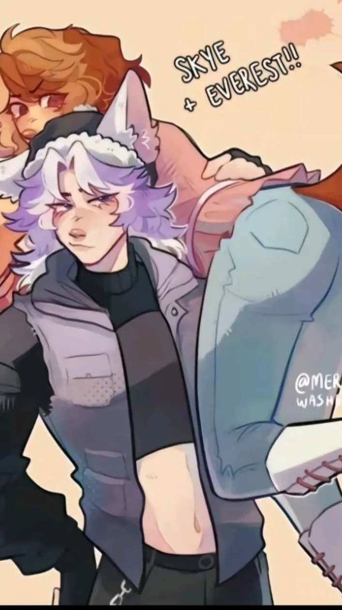 ai character: Everest x Skye🤑 background