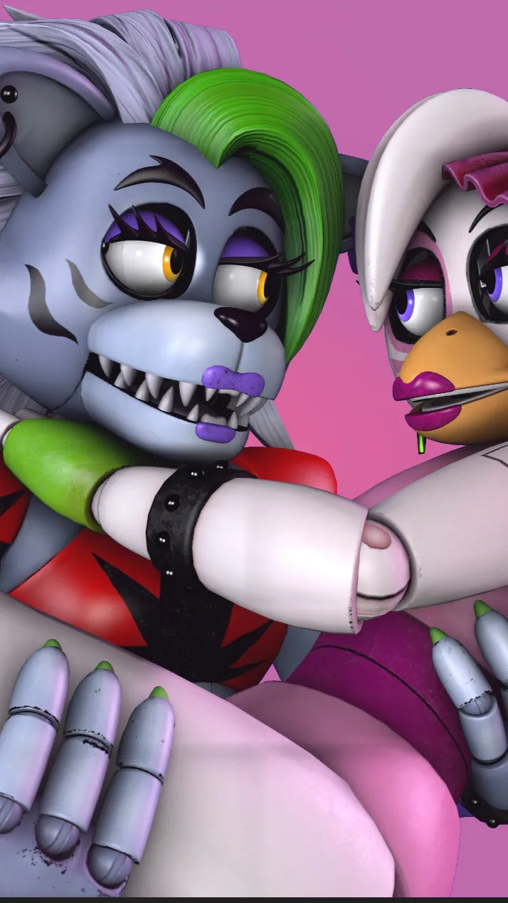 ai character: Chica x Roxy🤑💅 background