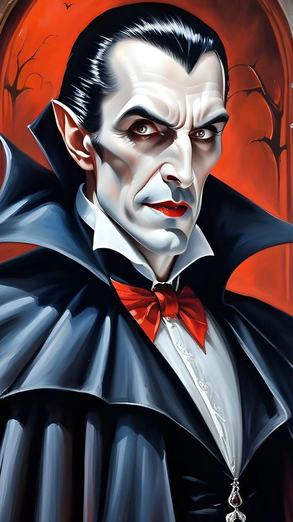ai character: Dracula * Papa *  background