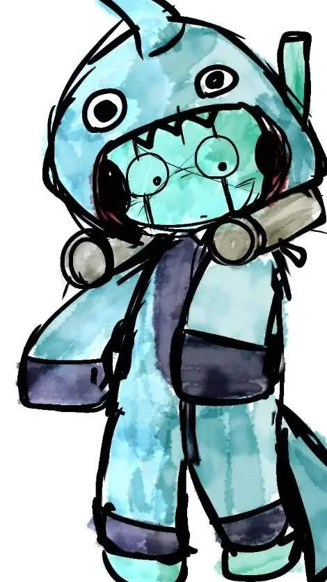 ai character: Livedroid 🐬  background