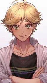 ai character: Adrien/Catnoir background