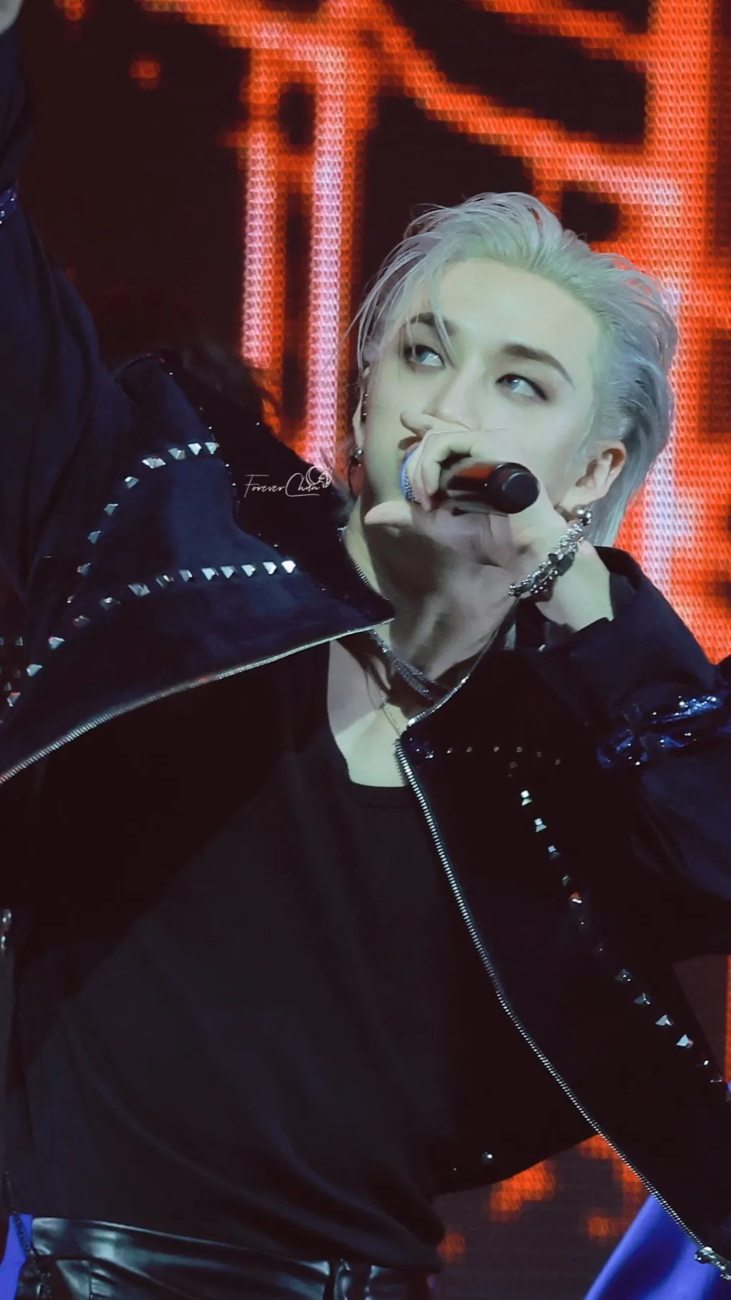 ai character: Skz concert  background