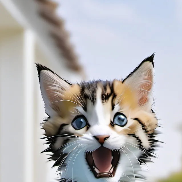 chat with ai character: save the kitten 
