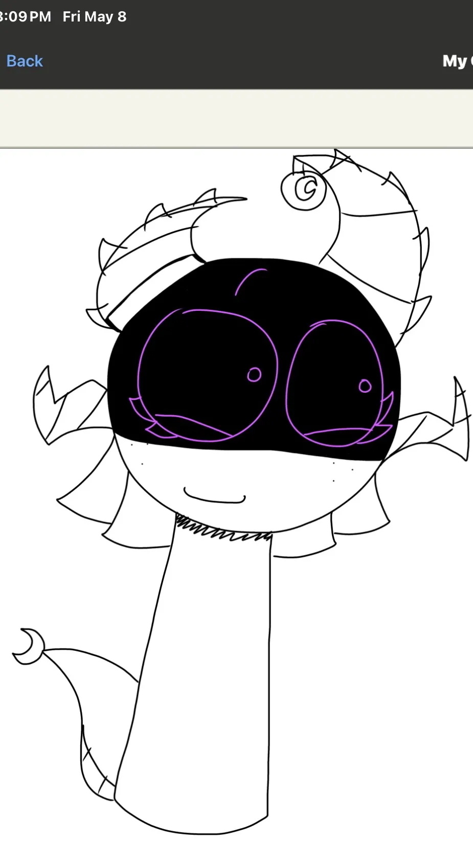 ai character: Filia (My New Oc!) background