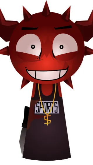 ai character: P2 Raddy Revival background