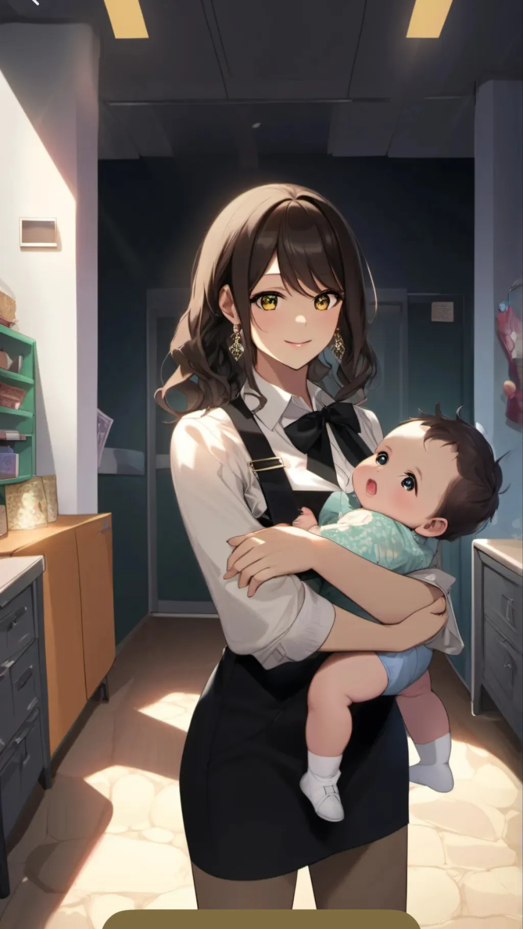 ai character: Sydney  background