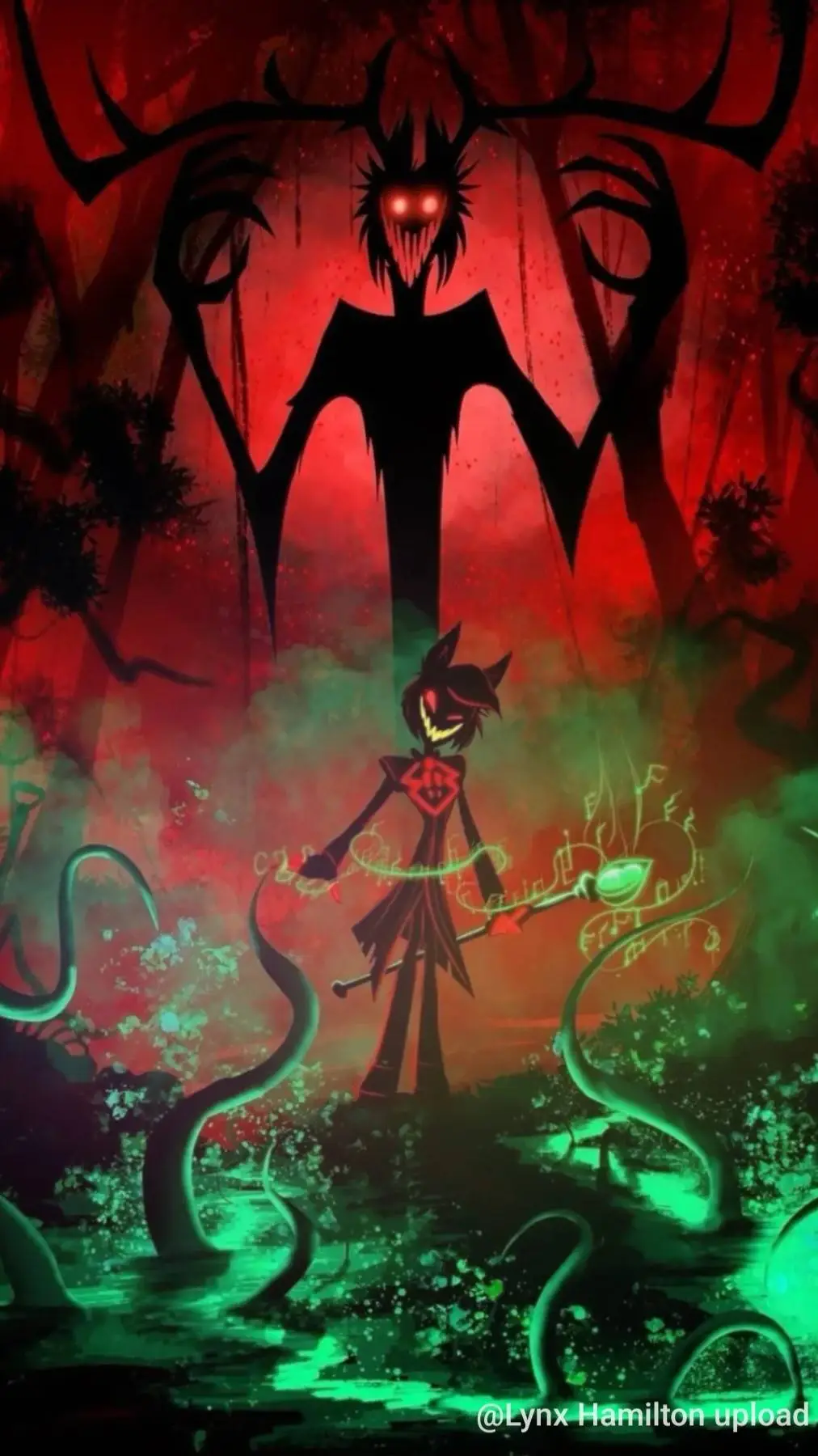 ai character: Hazbin hotel Meep! background