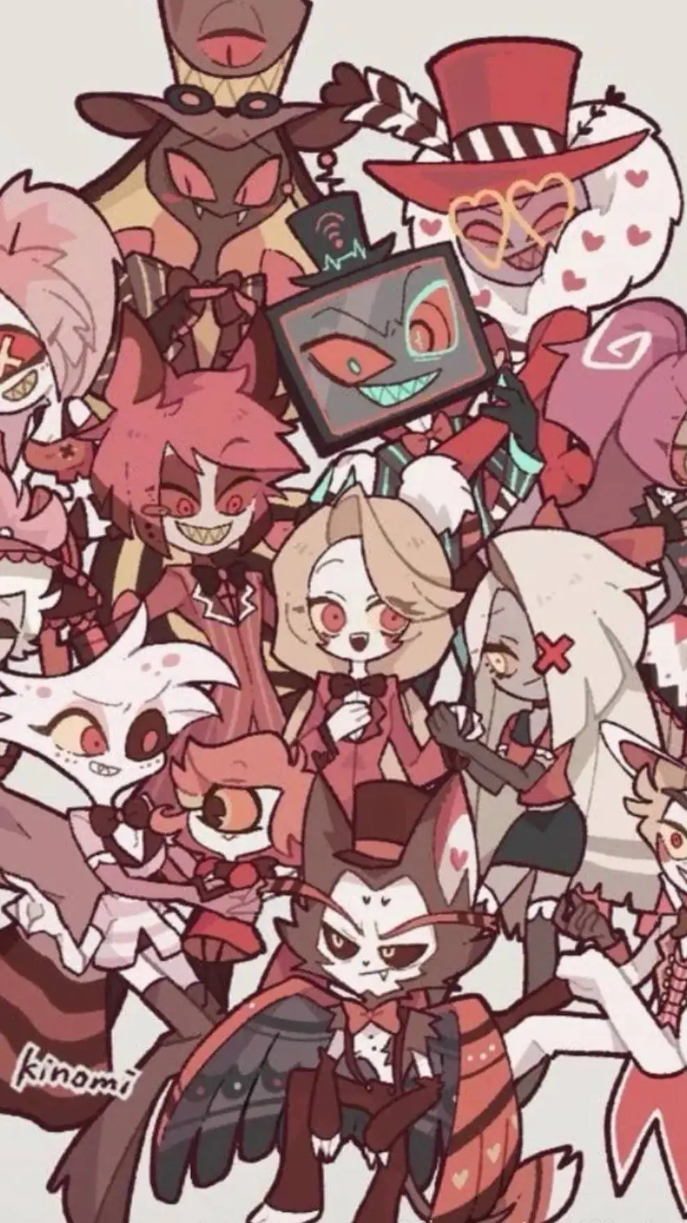 ai character: HH Meep! Christmas background