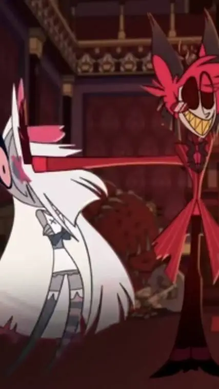 ai character: Hazbin hotel Meep! background
