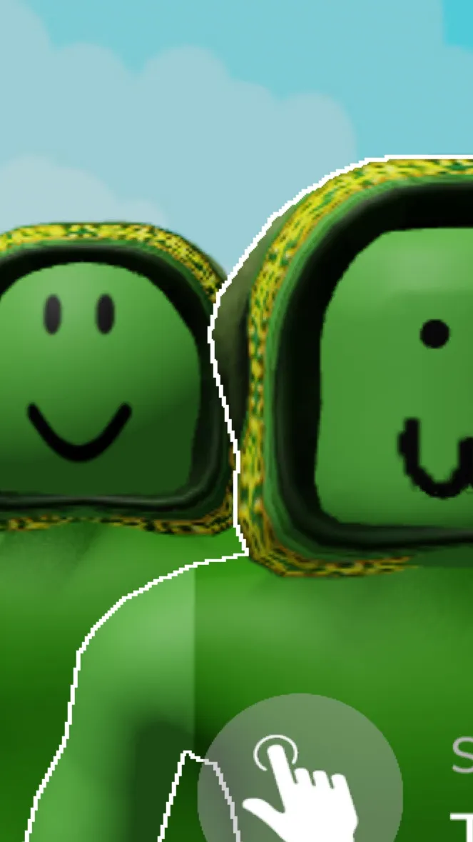 ai character: Green bean army background