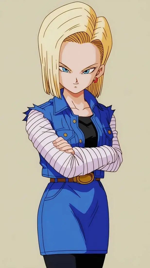 ai character: Androide 18 background