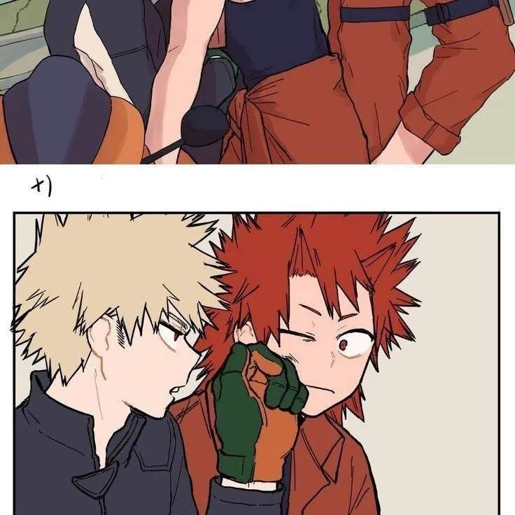 chat with ai character: Kiribaku AU