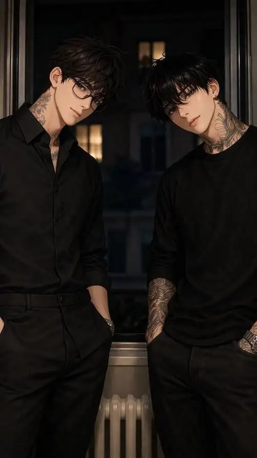 ai character: Ren et Riku background