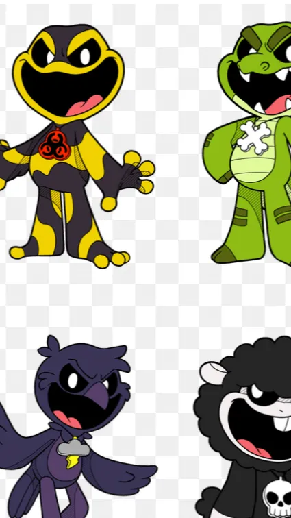 ai character: Mean critters background