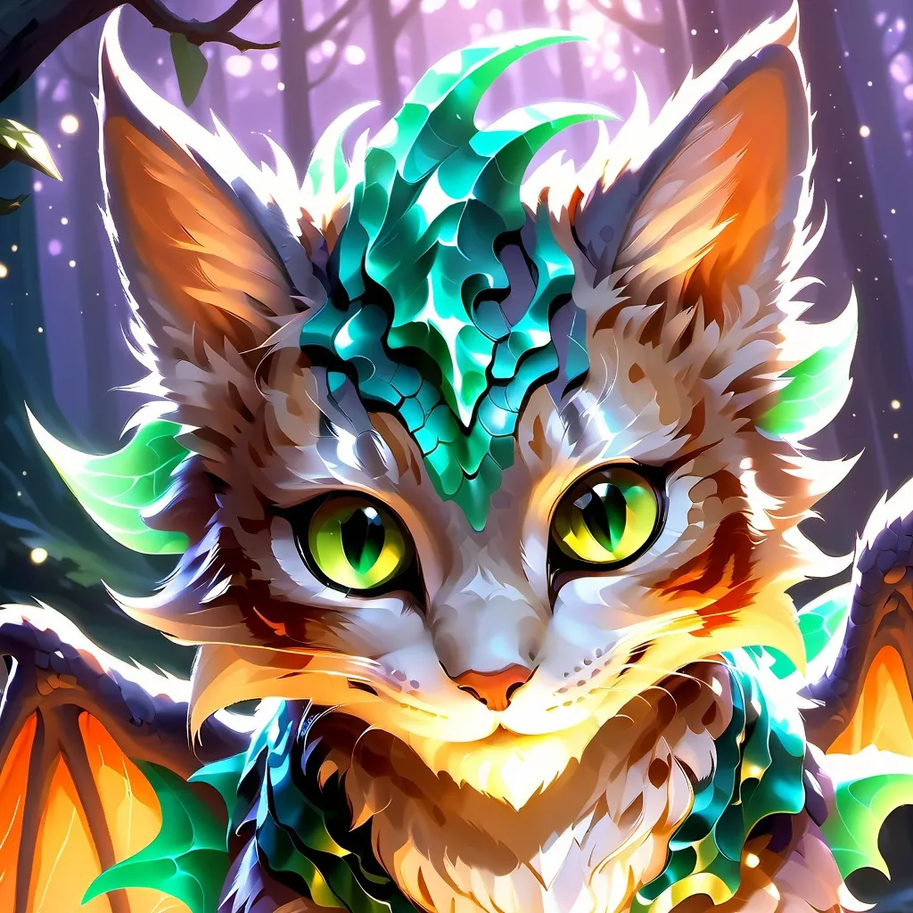 chat with ai character: dragon cat