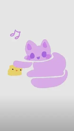 ai character: u and ur pet chick background