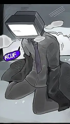 ai character: TV man background