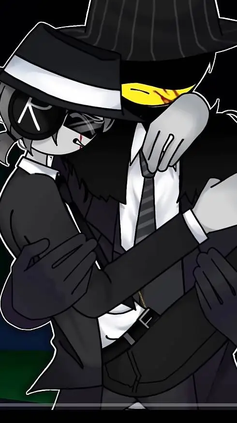 ai character: Mafioso × chance background