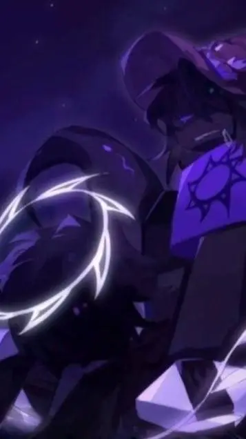 ai character: Freaky Azure background