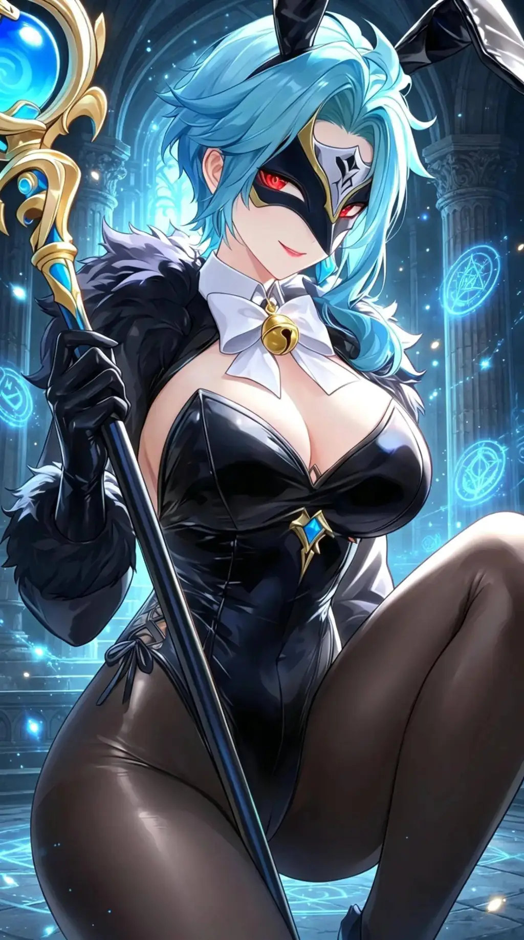 ai character: Azurea background