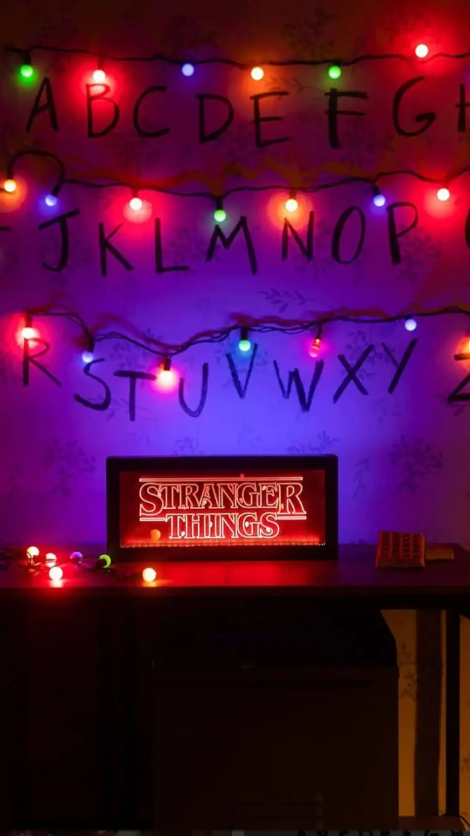ai character: stranger things background