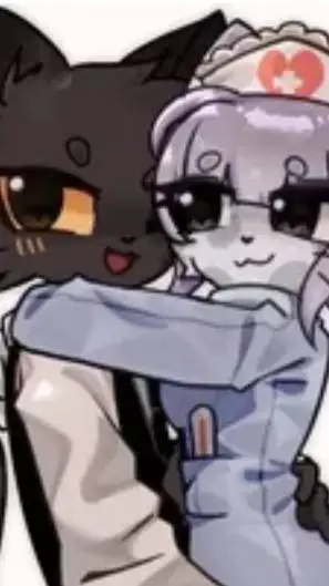 ai character: H. nurse x S.agent background