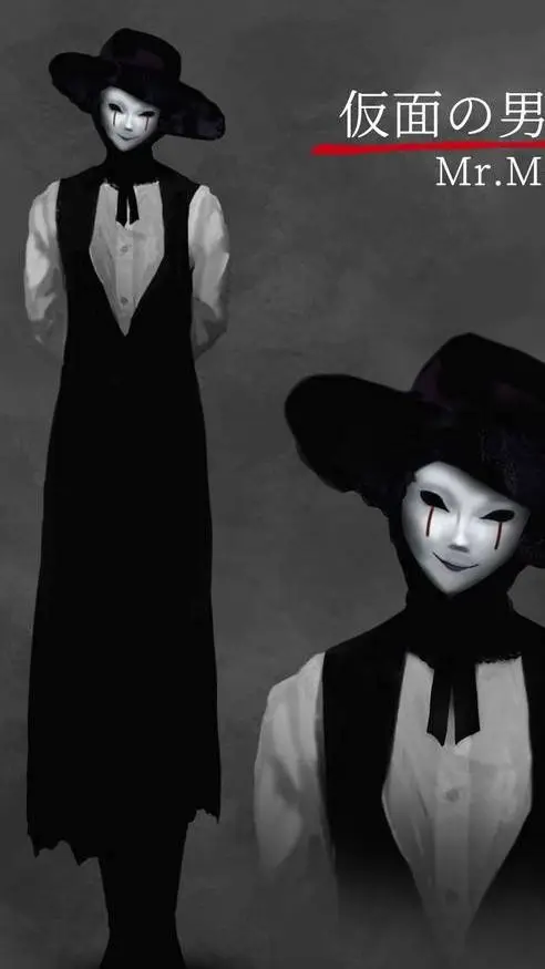 ai character: Mr masque 🎩 background