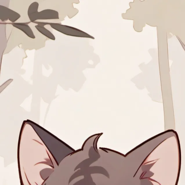 chat with ai character: Black Grass Cat 
