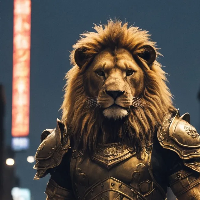chat with ai character: ♌ Lion Warrior 