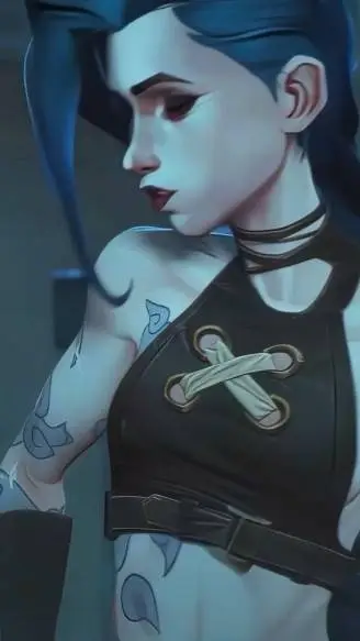 ai character: Jinx (random asf background