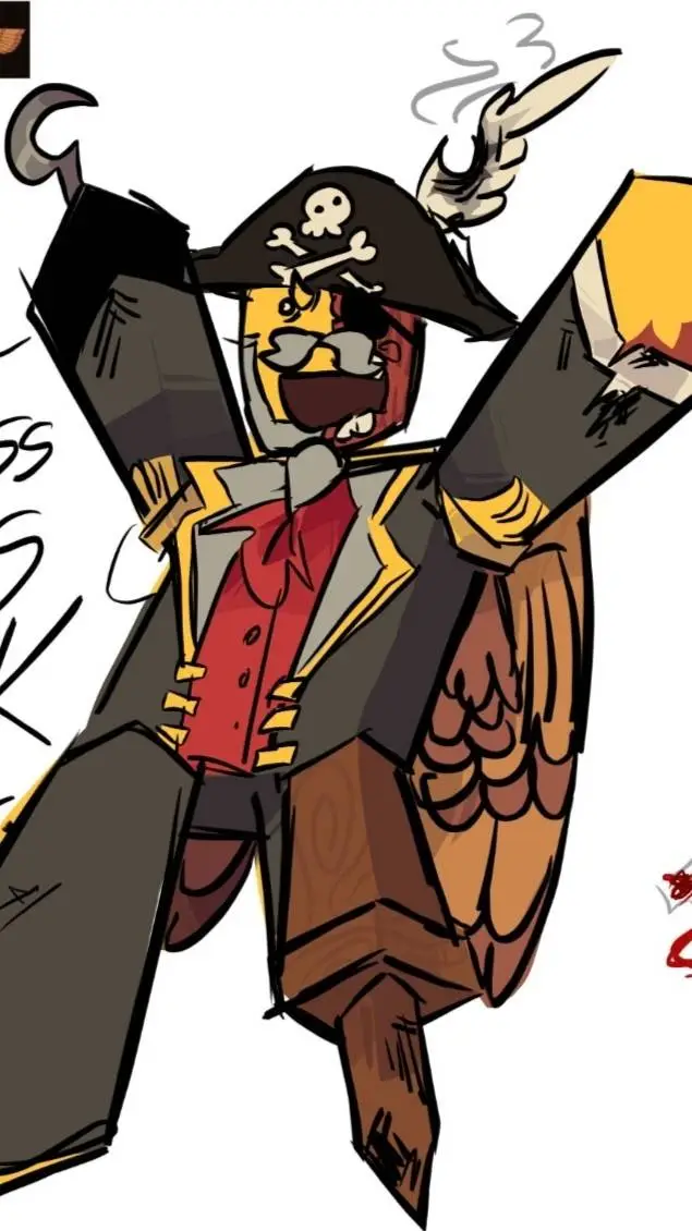 ai character: Captain Trotter  background