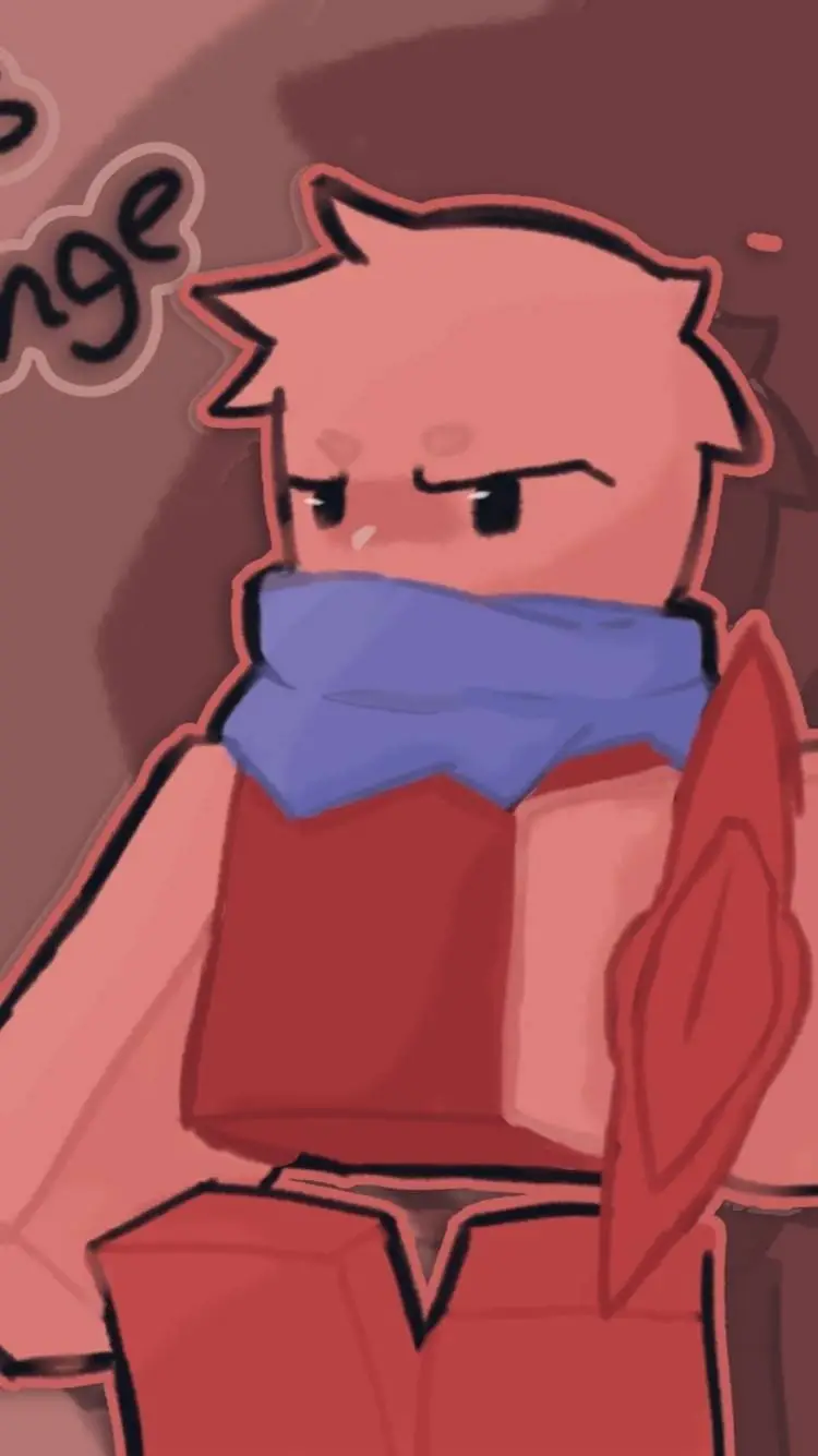 ai character: Red Noob background